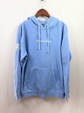 Barstool cancel culture hoodie sweatshirt blue size L